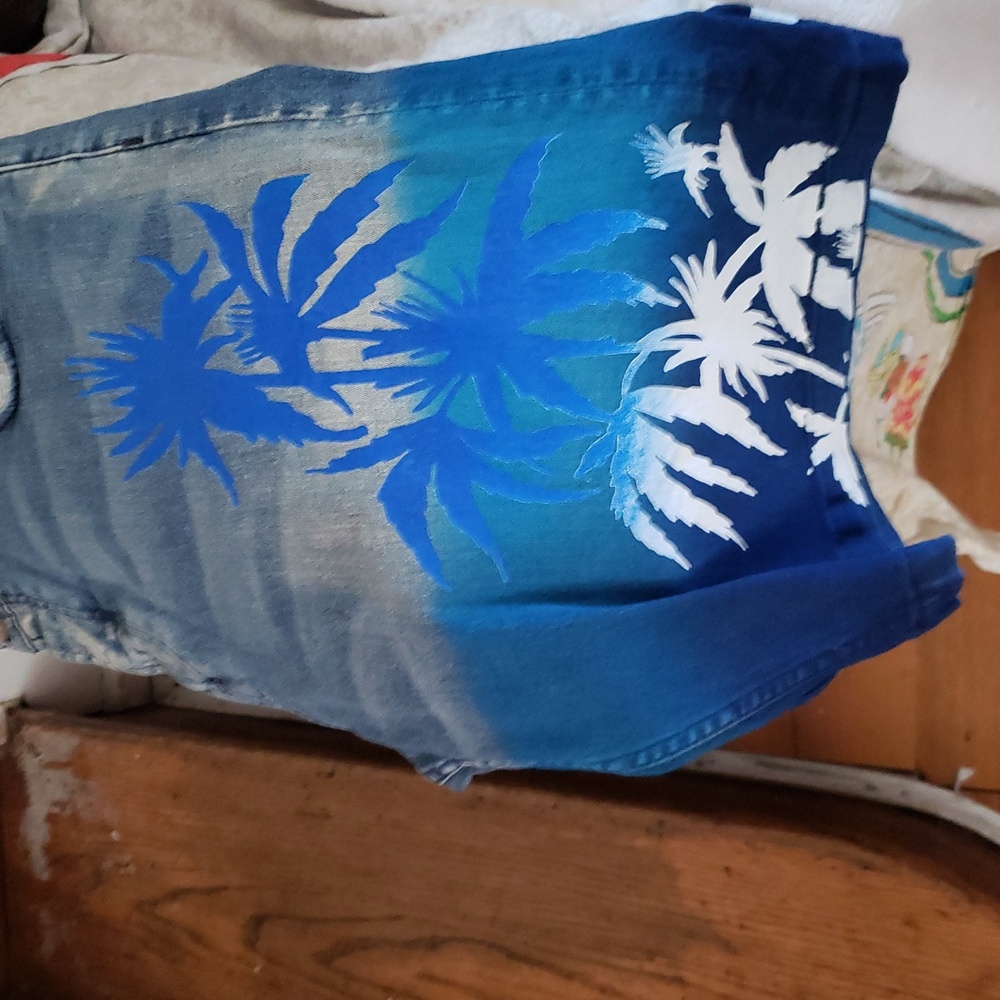 Blue Gradient Men's Jeans - Picture 6 of 6